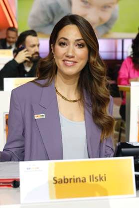 Sabrina Ilski beim 30. RTL-Spendenmarathon 2025 im Studio 8 der EMG Studios. Hürth, 21.11.2025