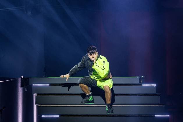 The Netherlands, 2025-11-20 20:19:16 NLD Amsterdam 20251120 - 5th edition of the Great Eurovision Song Contest in Ziggo DomeIn the photo: Käärijä (Jere Pöyhönen)  Copyright: xx x