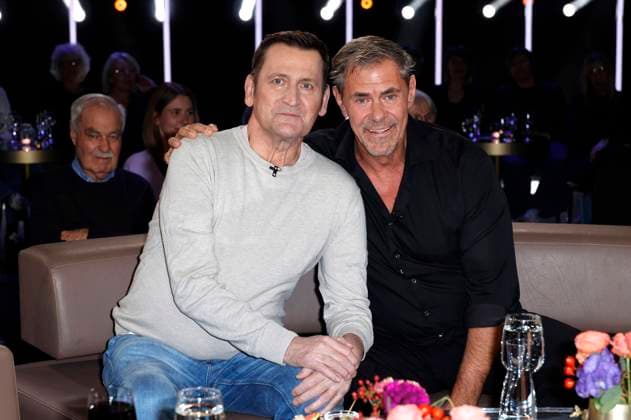 Ingo Naujoks und Sven Martinek bei der Aufzeichnung der NDR Talk Show im NDR Fernsehstudio Lokstedt. Hamburg, 21.11.2025