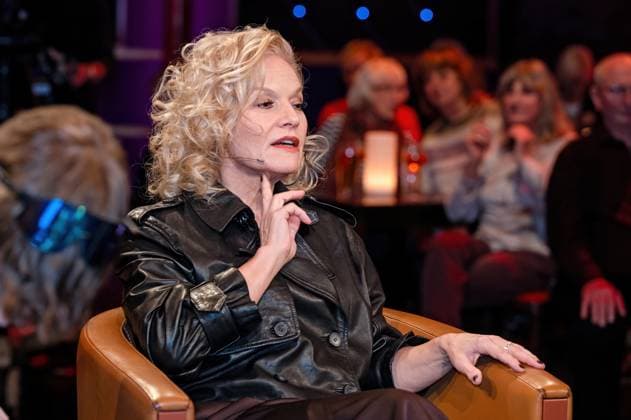 MDR - Riverboat. Sängerin und Moderatorin Ina Müller anläßlich der Aufzeichnung der MDR - Talkshow Riverboat am 21.11.2025 in der Mediacity Leipzig. 20251121ADO0083