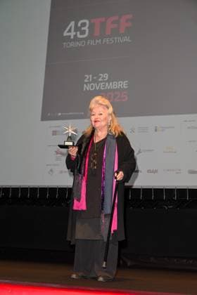 Torino Film Festival 2025, Opening Night - Awards Ceremony. Pictured: Hanna Schygulla  Copyright: xManuelexMangiarottix xipa-agency.netx xMangiarottix xD avanzox IPA_Agency_IPA68226337