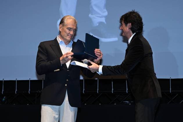 Torino Film Festival 2025, Opening Night - Awards Ceremony. Pictured: Dolph Lundgren  Copyright: xMaurizioxD Avanzox xipa-agency.netx xDxAvanzo xMangiarottix IPA_Agency_IPA68227281