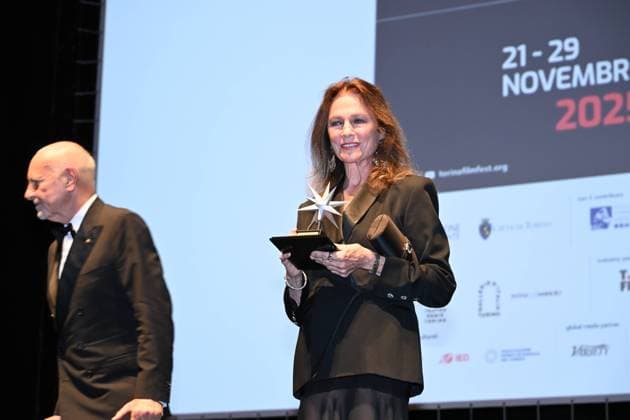 Torino Film Festival 2025, Opening Night - Awards Ceremony. Pictured: Jacqueline Bisset  Copyright: xMaurizioxD Avanzox xipa-agency.netx xDxAvanzo xMangiarottix IPA_Agency_IPA68227389