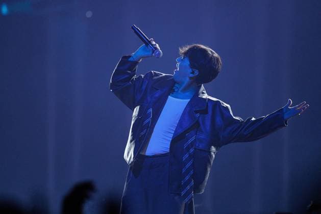 The Netherlands, 2025-11-20 22:59:13 NLD Amsterdam 20251120 - 5th edition of the Big Song Festival in Ziggo Dome. Pictured: JJ (Johannes Pietsch).  Copyright: xx x