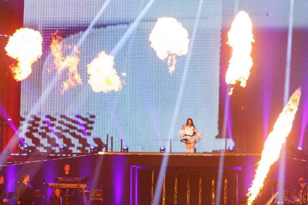 The Netherlands, 2025-11-20 22:49:19 NLD Amsterdam 20251120 - 5th edition of the Big Song Festival in Ziggo DomePictured: Miriana Conte  Copyright: xx x