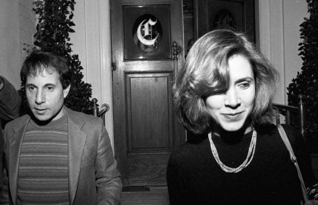 Paul Simon and Carrie Fisher seen leaving Chasen s on November 5, 1981. Copyright: xRalphxDominguez MediaPunchx