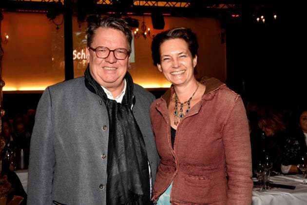 Helmut Schleich Kabarettist Mimi Lindner Muenchen 23.11.2025 Wirtshaus am Schlachthof -Narrhalla -Sigi Sommer Taler Kunst-Kabarettpreis Verleihung 2025 Foto Bernd Lindenthaler Muenchen