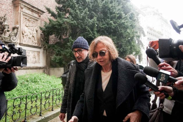 Milan, Ornella Vanoni s funeral in the church of San Marco in the Brera district. Pictured: Gianna Nannini.  Copyright: xEmanuelexRobertoxDexCarlix xipa-agency.netx xPoolxEmanuelexDexCarlixexFrancesx IPA_Agency_IPA68333592