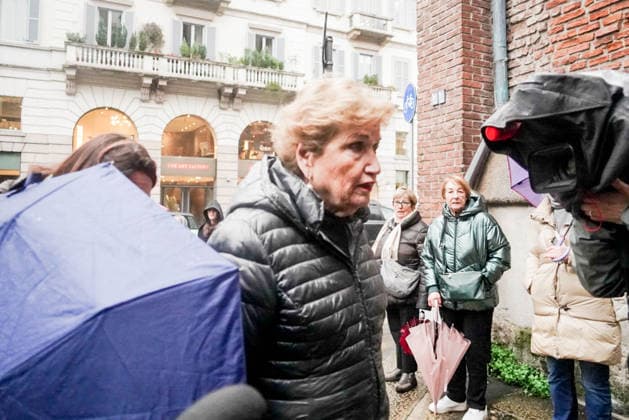 Milan, Ornella Vanoni s funeral in the church of San Marco in the Brera district. In the photo: Mara Maionchi  Copyright: xEmanuelexRobertoxDexCarlix xipa-agency.netx xPoolxEmanuelexDexCarlixexFrancesx IPA_Agency_IPA68333608
