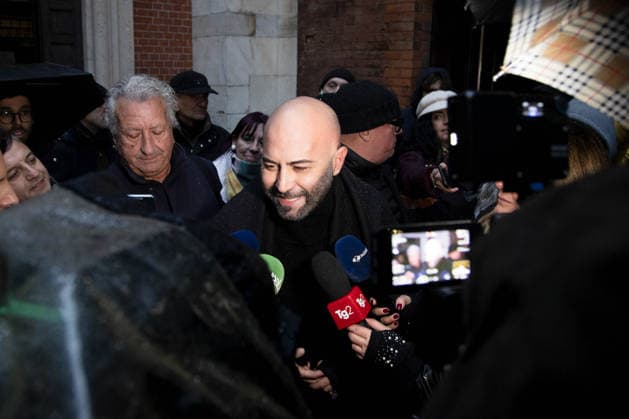 Milan, Ornella Vanoni s funeral in the church of San Marco in the Brera district. Pictured: Giuliano Sangiorgi  Copyright: xFrancescoxEnriquezx xipa-agency.netx xPoolxEmanuelexDexCarlixexFrancesx IPA_Agency_IPA68335859