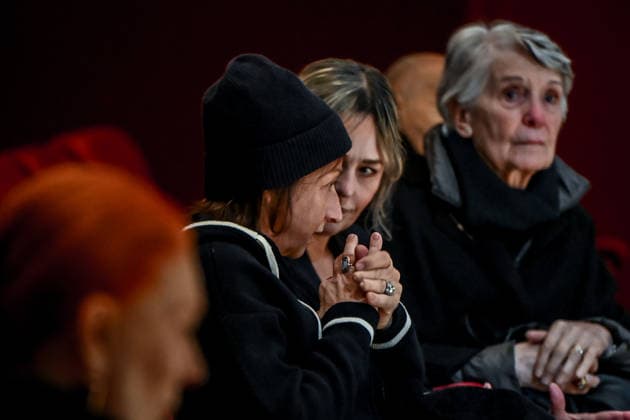 November 24, 2025, Milan, Mi, italy: Gianna Nannini pictured at Ornella Vanoni s burial chamber in Milan Nov 24th 2025 Milan italy  - ZUMAa289 20251124_zia_a289_128 Copyright: xNicolaxMarfisi Agfx