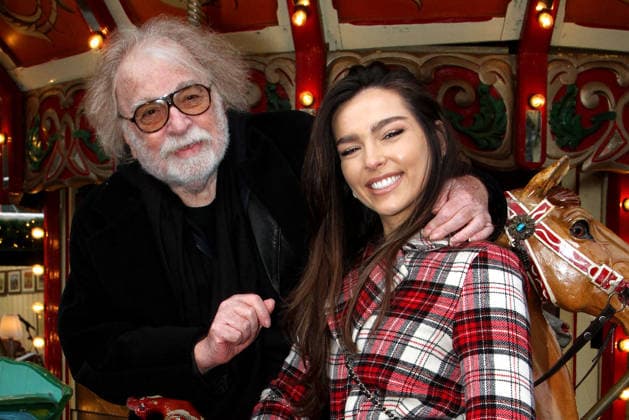 Bernhard Paul and Lili Paul-Roncalli during the Christmas Market Opening at Rathausmarkt on November 24, 2025 in Hamburg, Germany Roncalli Christmas Market Opening at Rathausmarkt in Hamburg, Germany