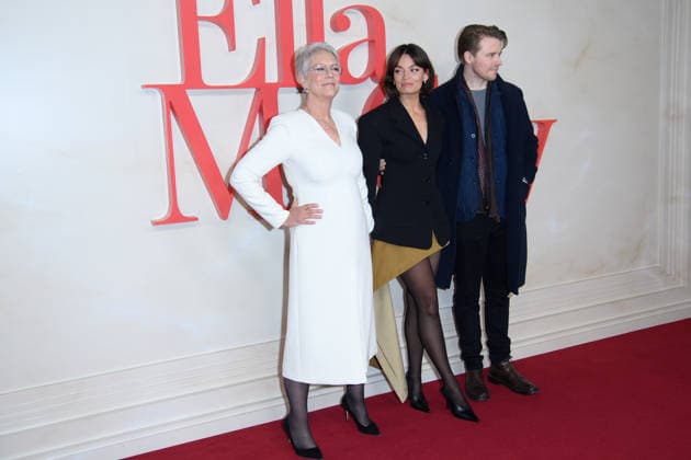 Ella McCay UK Special Screening Arrivals at Picturehouse Central, London, UK - 24 November 2025 (L-R) - Jamie Lee Curtis, Emma Mackey, Jack Lowden attends The Ella McCay UK Special Screening at Picturehouse Central, London, England, UK on Monday 24 November, 2025., Credit:Justin Ng Avalon UK, England, London, Picturehouse Central Copyright: xJustinxNgx xAvalonx 1054455565