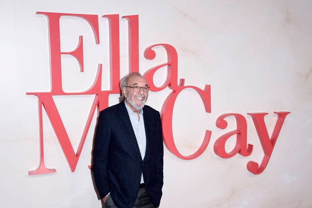 James L Brooks arrive for the Ella McCay special screening, Picturehouse Central, London