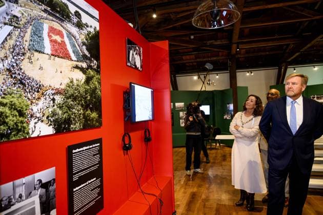 Amsterdam, The Netherlands, 2025-11-25 14:14:39 AMSTERDAM, 25-11-2025, Suriname Museum. King Willem-Alexander opens the Suriname Museum in Amsterdam on the 50th anniversary of the Republic of Suriname. The Suriname Museum is an initiative of the Our Suriname Association, which aims to bring together knowledge about Suriname s history, society, and culture in a central location. PHOTO: NLBeeld Patrick van Emst Credit: NL Beeld Patrick van Emst  Copyright: xx x