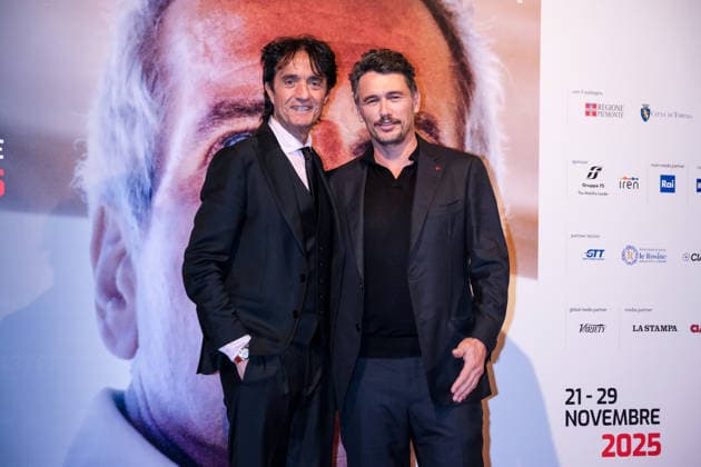 43rd Torino Film Festival 2025 - Day 5 in Italy, 25 November 2025 Giulio Base and James Franco attend during the 43rd Torino Film Festival 2025 on November 25, 2025 in Turin, Italy., Credit:Davide Di Lalla - Unicode Images Avalon Italy, Turin, Museum of Radio and Television,  Copyright: xDavidexDixLallax-xUnicodexImagesx xAvalonx 1054564902