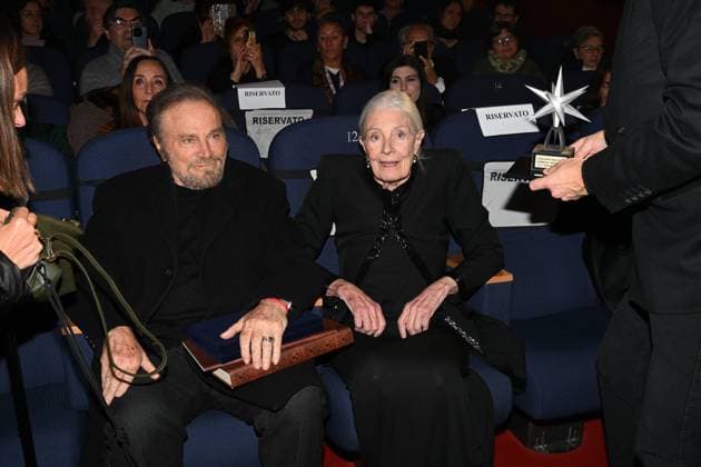 43rd Turin Film Festival - Awarding of The Mole Stella to Vanessa Redgrave Franco Nero, Vanessa Redgrave Franco Nero, Vanessa Redgrave during the 43rd Turin Film Festival - Awarding of The Mole Stella to Vanessa Redgrave. Day 4 - Mole Stars Award to Vanessa Redgrave. Turin, Italy on November 25, 2025. Photo by Maurizio D Avanzo MD Photo IPA ABACAPRESS.COM Turin Italy  Copyright: xIPA ABACAx