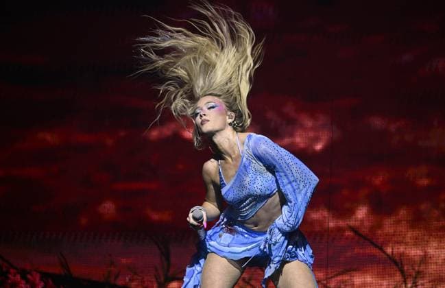 Swedish singer, songwriter Zara Larsson performs in Helsinki, Finland on November 26, 2025. EDITORIAL USE ONLY ! Helsinki Finland  Copyright: xVesaxMoilanenx LKFTFX20251126213056FAPJ
