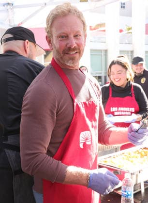 26 November 2025 - Los Angeles, California - Ian Ziering. 2025 Thanks & Giving On Skid Row held at Los Angeles Mission. Photo Copyright: xAdMediax