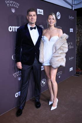 26.11.2025, Dustin Schöne und Lena Gercke zu Gast zum Magical Christmas Ball von LeGer by Lena Gercke, Clärchens Ballhaus, Berlin, Berlin