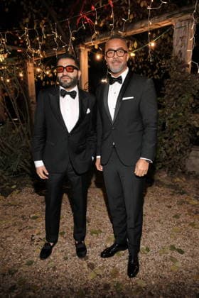 26.11.2025, Ashwin Tchanra and Patrick Owomoyela zu Gast zum Magical Christmas Ball von LeGer by Lena Gercke, Clärchens Ballhaus, Berlin, Berlin