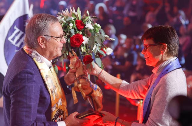 Rust, Germany - November 27, 2025: Preview of the Monte Carlo Circus Festival meets Europa-Park in the presence of H.S.H. Princess Stephanie of Monaco and Roland Mack Europa-Park: Preview of the Monte Carlo Circus Festival meets Europa-Park in the presence of H.S.H. Princess Stephanie of Monaco