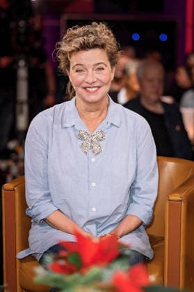 MDR - Riverboat. Schauspielerin Margarita Broich anläßlich der Aufzeichnung der MDR - Talkshow Riverboat am 27.11.2025 in der Mediacity Leipzig. 20251127SFL0003