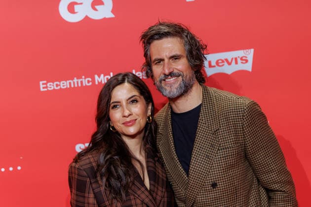 Award - 27. GQ Men of the Year Award 2025 - Chryssanthi Kavazi und Tom Beck beim 27. GQ Men of the Year Award im Metropol am 27.11.2025 inBerlin Copyright: xEventpressxKochanx