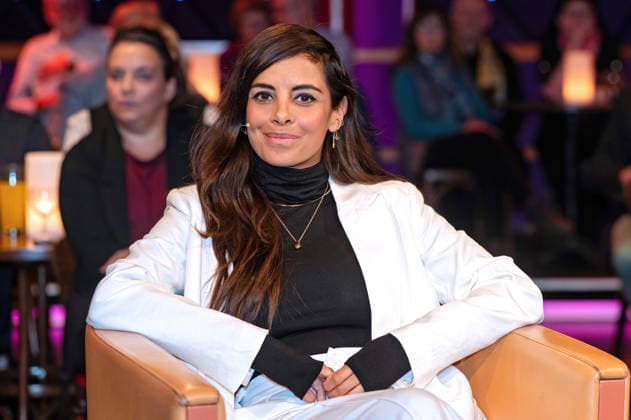 MDR - Riverboat. Schauspielerin , Moderatorin und Autorin Collien Fernandes anläßlich der Aufzeichnung der MDR - Talkshow Riverboat am 28.11.2025 in der Mediacity Leipzig. 20251128ADO0004