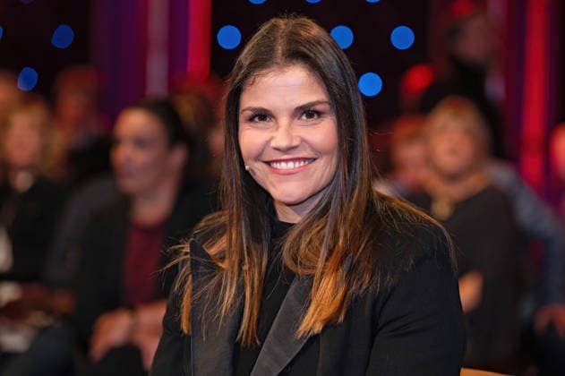 MDR - Riverboat. Schauspielerin Katharina Wackernagel anläßlich der Aufzeichnung der MDR - Talkshow Riverboat am 28.11.2025 in der Mediacity Leipzig. 20251128ADO0011