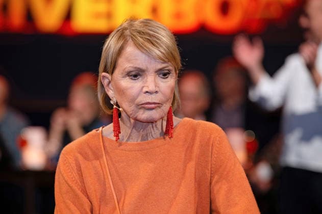 MDR - Riverboat. Schauspielerin Helga Ursula Uschi Glas anläßlich der Aufzeichnung der MDR - Talkshow Riverboat am 28.11.2025 in der Mediacity Leipzig. 20251128ADO0014