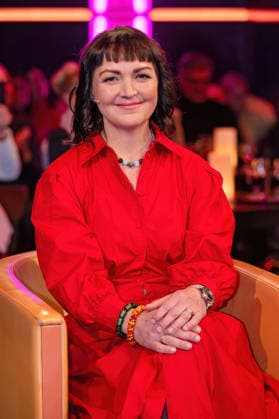 MDR - Riverboat. Bäckerin Doreen Bergmann anläßlich der Aufzeichnung der MDR - Talkshow Riverboat am 28.11.2025 in der Mediacity Leipzig. 20251128ADO0043