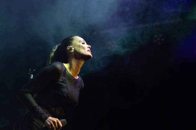 Lorena Gomez performs live in Madrid - 28 Nov 2025 Singer Lorena Gomez performs during the live presentation of her EP ERA at the Galileo Hall in Madrid. Madrid Spain Copyright: xAtilanoxGarciax xSOPAxImagesx photo01723