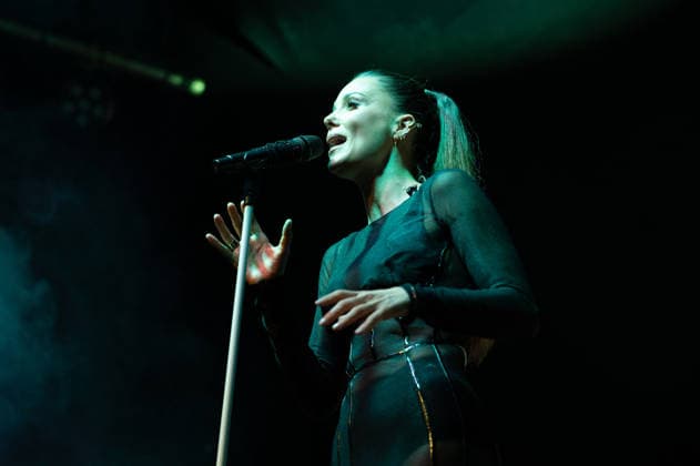 Lorena Gomez performs live in Madrid - 28 Nov 2025 Singer Lorena Gomez performs during the live presentation of her EP ERA at the Galileo Hall in Madrid. Madrid Spain Copyright: xAtilanoxGarciax xSOPAxImagesx photo01725