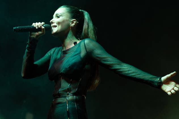 Lorena Gomez performs live in Madrid - 28 Nov 2025 Singer Lorena Gomez performs during the live presentation of her EP ERA at the Galileo Hall in Madrid. Madrid Spain Copyright: xAtilanoxGarciax xSOPAxImagesx photo01731