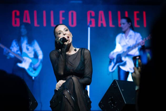 November 28, 2025, Madrid, Spain: Singer Lorena Gomez performs during the live presentation of her EP ERA at the Galileo Hall in Madrid. Madrid Spain - ZUMAs197 20251128_aaa_s197_139 Copyright: xAtilanoxGarciax