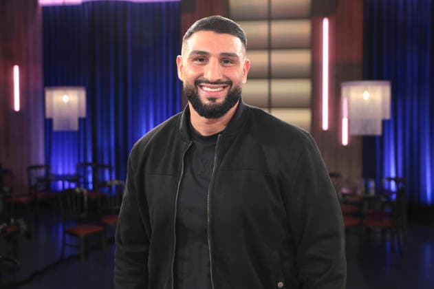 Agit Kabayel bei der Aufzeichnung der WDR-Talkshow Kölner Treff im WDR Studio BS 3. Köln, 28.11.2025