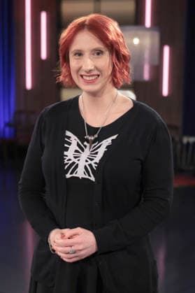 Lydia Benecke bei der Aufzeichnung der WDR-Talkshow Kölner Treff im WDR Studio BS 3. Köln, 28.11.2025
