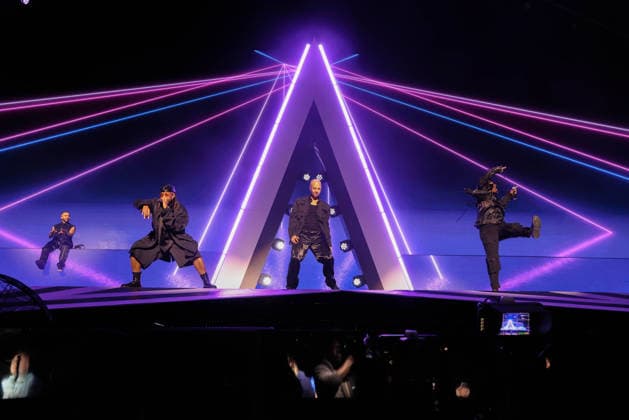 JLS bring their The Club Is Alive: 2025 Hits Tour to the O2 arena London United Kingdom Friday 28 November 2025. JLS performing on their The Club Is Alive: 2025 Hits Tour at the O2 arena London, United Kingdon on Friday 28 November 2025., Credit:Ray Hill Avalon  Copyright: xRayxHillx xAvalonx 1055274389