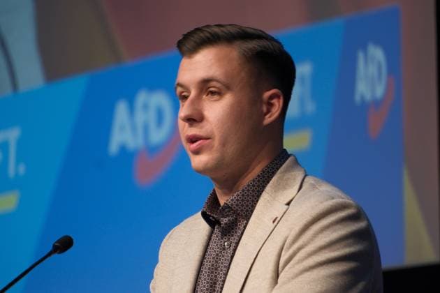 29.11.2025 xkhx Hessenhallen in Gießen Gründung der AfD-Jugendorganisation Wahlen Jean Pascal Hohm zu Chef von neuer AfD-Jugendorganisation gewählt