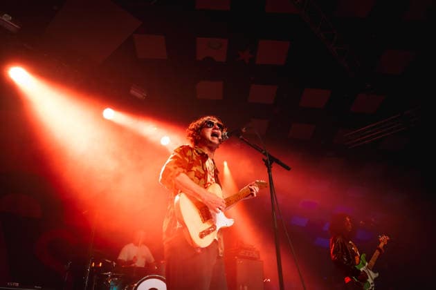 Cast performing at Barrowlands in Glasgow on 29 November 2025. Cast performing at Barrowlands in Glasgow on 29 November 2025 as part of their ™30 years of All Change™ tour. Cast are an indie Britpop band from Liverpool, founded by John Power and Peter Wilkinson. The current lineup of Cast are John Power, Liam Tyson, Keith O™Neill and Jay Lewis., Credit:Adam Hampton-Matthews Avalon  Copyright: xAdamxHampton-Matthewsx xAvalonx 1055491427