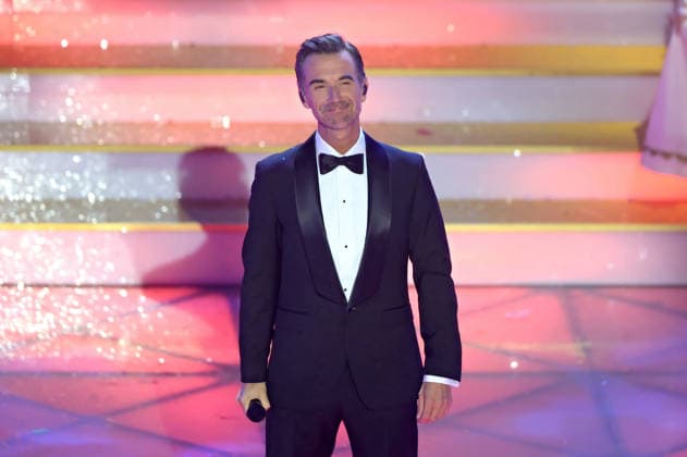 ARD: Das Adventsfest der 100.000 Lichter . Fernsehmoderator Florian Silbereisen während der ARD Fernsehshow Das Adventsfest der 100.000 Lichter am 29.11.2025 in Suhl. 20251129SBK0064