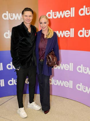 DÜWELL Public Opening Event - Ex-Fussball Nationalspieler und heutiger Trainer Thomas Brdaric kam mit seiner Frau Anjte Brdaric Düsseldorf DÜWELL Deutschland