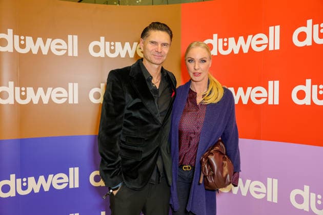 DÜWELL Public Opening Event - Ex-Fussball Nationalspieler und heutiger Trainer Thomas Brdaric kam mit seiner Frau Anjte Brdaric Düsseldorf DÜWELL NRW Deutschland
