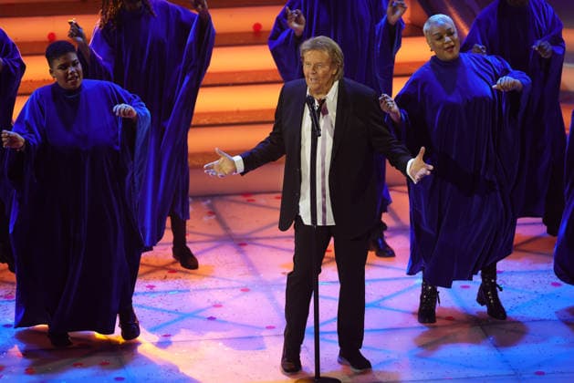 Das Adventsfest der 100.000 Lichter 2025 Howard Carpendale (deutsch-südafrikanischer Schlagersänger). Das Adventsfest der 100.000 Lichter 2025. ARD ORF-Show vom 29.11.2025 im Congress Center Suhl. Thüringen, Deutschland.