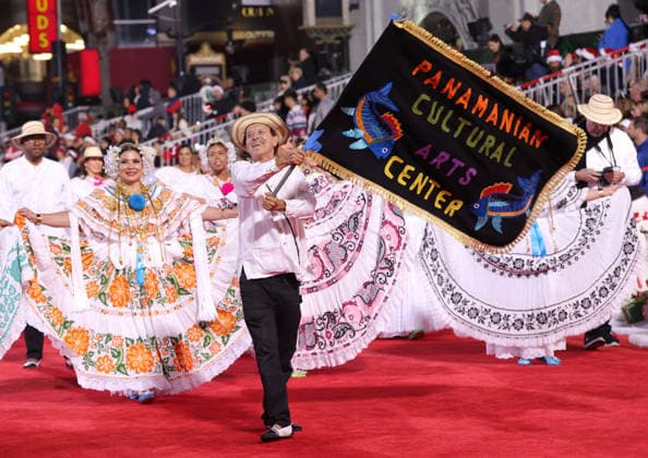 A general view of atmosphere during The 93rd Annual Hollywood Christmas Parade With Grand Marshal Luke Wilson In Support of Marine Toys for Tots in Los Angeles on Sunday, November 30, 2025.  LAP20251130800 GERGxGRUDT
