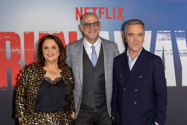 Harlan Coben s Run Away launch event Cast attend Harlan Coben s Run Away launch event at the BFI Southbank Featuring: Ruth Jones, Harlan Coben, James Nesbitt Where: London, United Kingdom When: 01 Dec 2025 Credit: Phil Lewis WENN London United Kingdom Copyright: xPhilxLewis WENNx wenn40815811 PLAAx wenn40815811