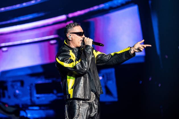 Music Concert - Marracash - Marra Palazzi 2025 Marracash (Fabio Bartolo Rizzo) Bologna Unipol Arena Italy Copyright: xMirkoxFava TSCKx xLiveMediax LPM_2173545