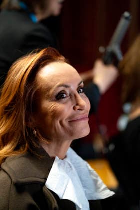 PEOPLE: Gala Fondation Recherche Alzheimer - Lyon - 02 12 2025 Christelle Bardet en sÃ ance make up avant le Gala 2025 de la Fondation Recherche Alzheimer Ã Lyon le 01 12 2025. Photo Sandrine Thesillat PsNewZ  Copyright: xSandrinexTHESILLATx