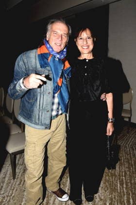 Wolfgang Fierek Schauspieler Musiker Djamila Fierek Kuenstlerin Muenchen 01.12.2025 Hotel Vierjahreszeiten-Kempinski Buch Vorstellung von Fritz Egner Moderator -Mein Leben Zwischen Rhythm und Blues in Muenchen Foto Muenchen